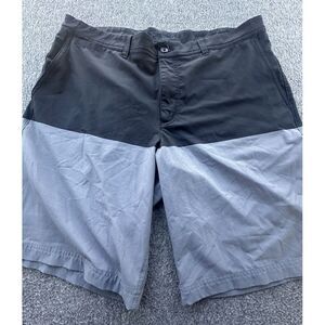 Nike Golf Shorts Mens 36 Black‎ Gray Colorblock DriFit Standard Fit Pockets